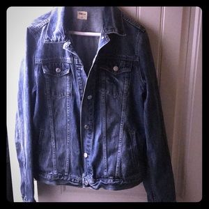 distressed denim jacket